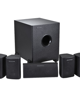 Monoprice 108247 5.1-Channel Home Theater Speaker System Six