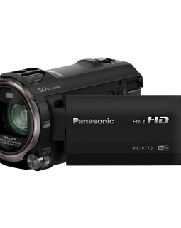 Panasonic HC-V770 HD Camcorder with Wireless Smartphone Twin Video Capture