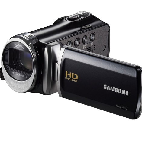 Samsung F90 Black Camcorder with 2.7 LCD Screen and HD Video Recording